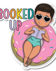 Booked Up Die Cut Sticker