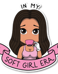 Soft Girl Era Die Cut Sticker