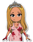 Horror Show - Killer Prom Queen Die Cut Sticker