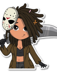 Horror Show - Cyrstal Lake Slasher Die Cut Sticker