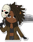 Horror Show - Cyrstal Lake Slasher Die Cut Sticker