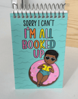 All Booked Up Notebook Mini - 3.5 x 5.5in - ohsopaper