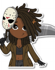 Horror Show - Cyrstal Lake Slasher Die Cut Sticker - ohsopaper
