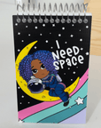 I Need Space Notebook Mini - 3.5 x 5.5in - ohsopaper