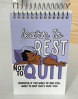 Learn To Rest Notebook Mini - 3.5 x 5.5in - ohsopaper