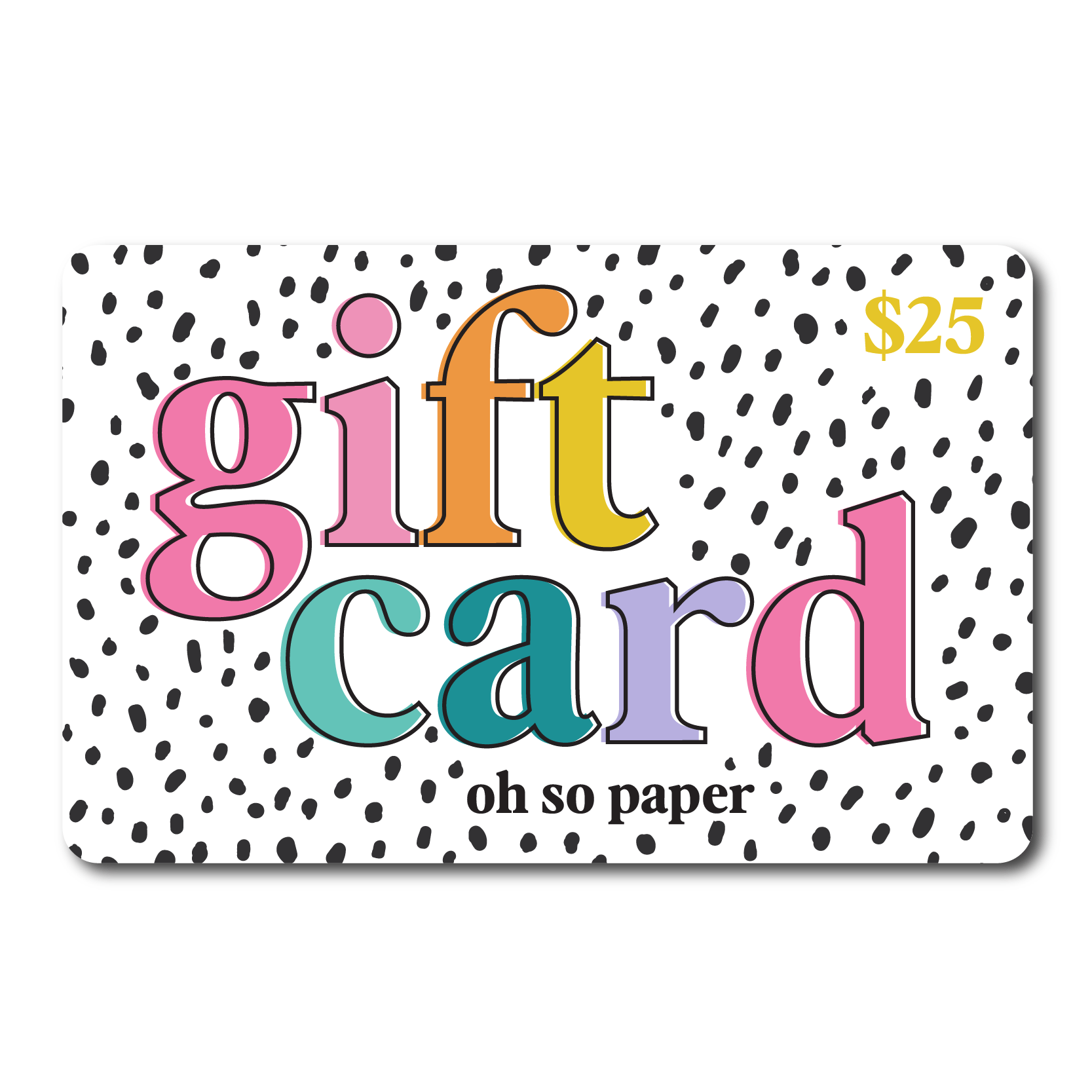 Oh So Paper Gift Card - ohsopaper