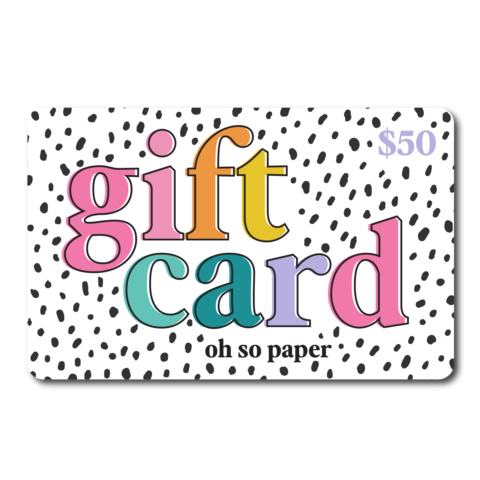 Oh So Paper Gift Card - ohsopaper