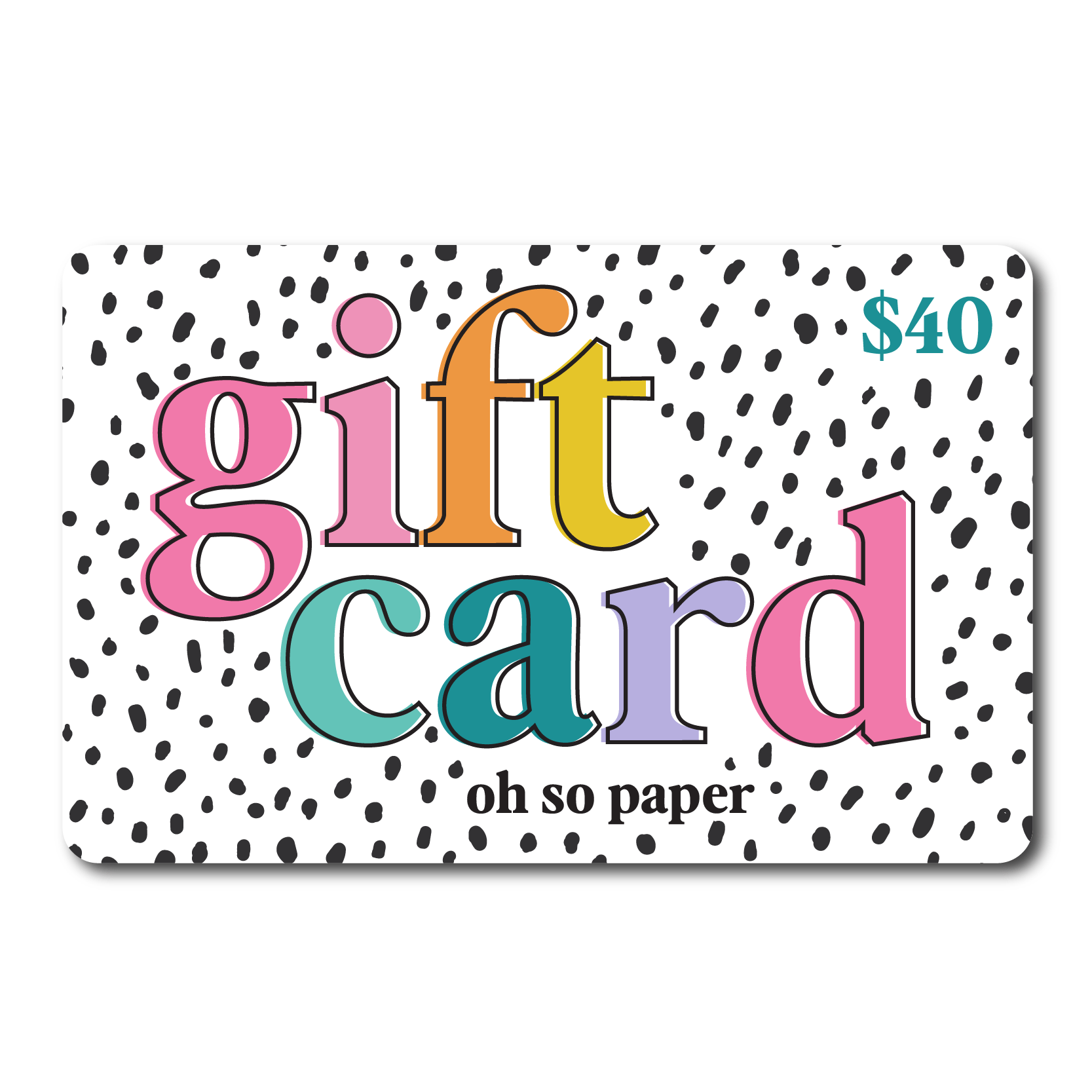 Oh So Paper Gift Card - ohsopaper