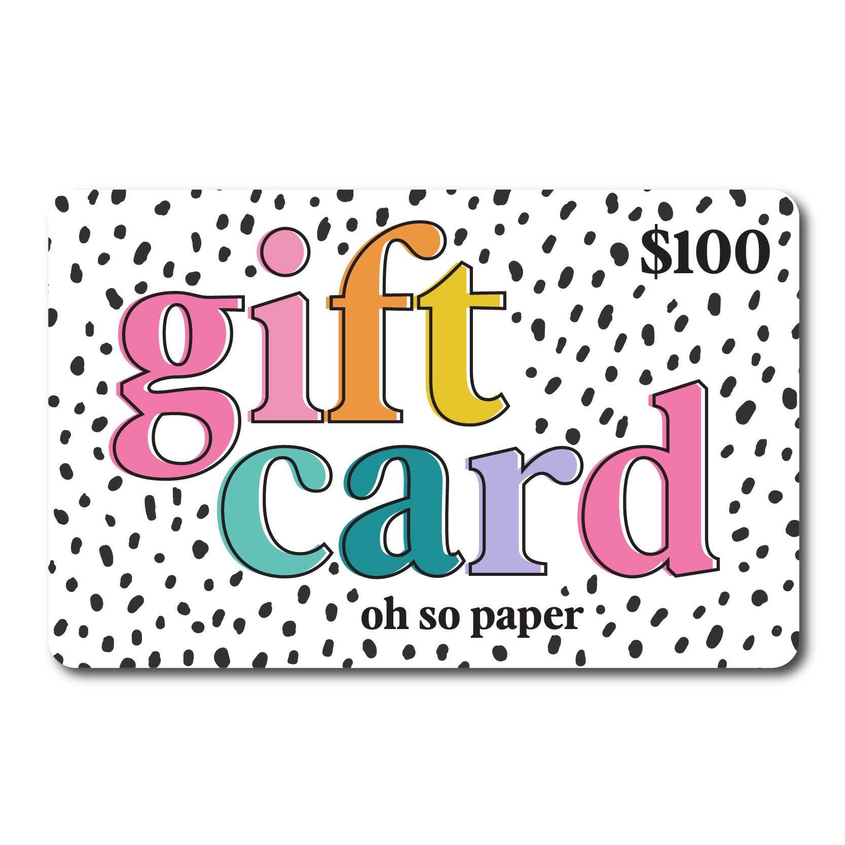 Oh So Paper Gift Card - ohsopaper