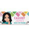 Cassette Tapes Personalized Desk Name Plate - Acrylic - ohsopaper