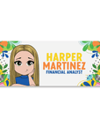 In the Jungle Personalized Desk Name Plate - Acrylic - ohsopaper