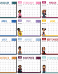 2025 Mini Friend® Calendar Cards - ohsopaper