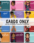 2025 Mini Friend® Calendar Cards - ohsopaper