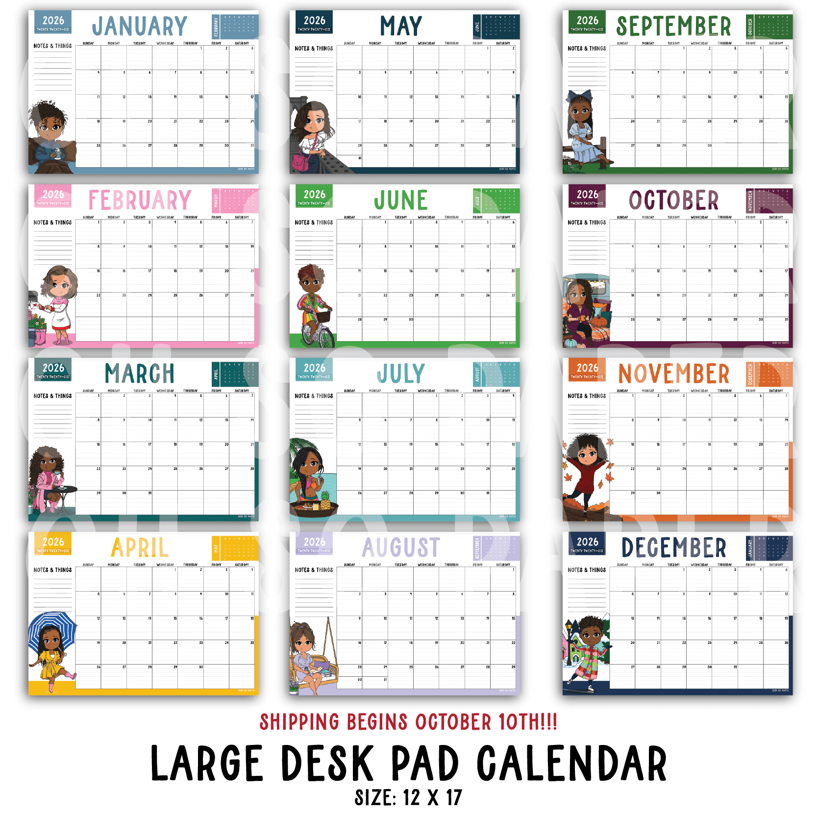 2026 Mini Friend® Calendar - ohsopaper