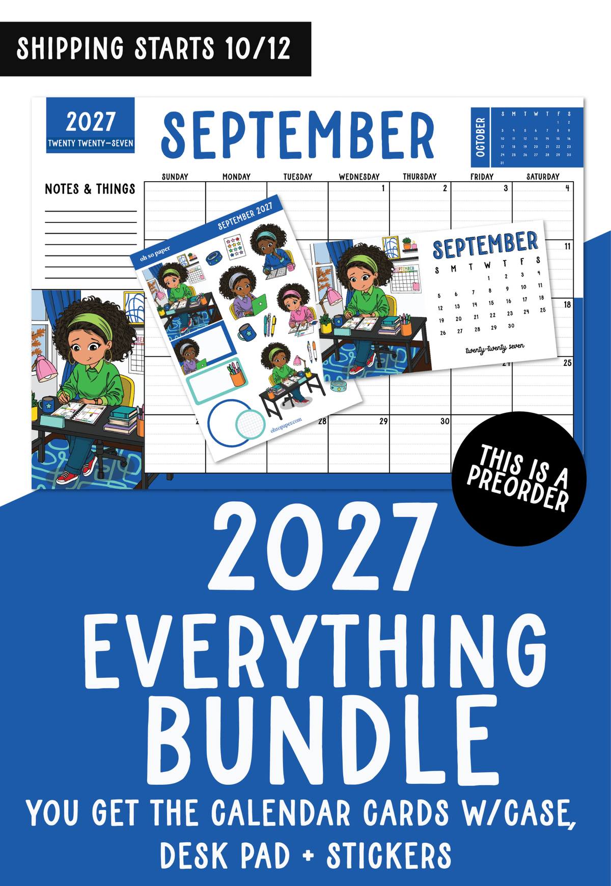 2027 Mini Friend ® EVERYTHING BUNDLE - PREORDER - ohsopaper
