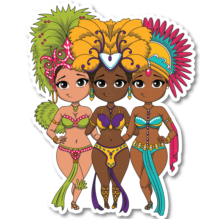Carnival Die Cut Sticker