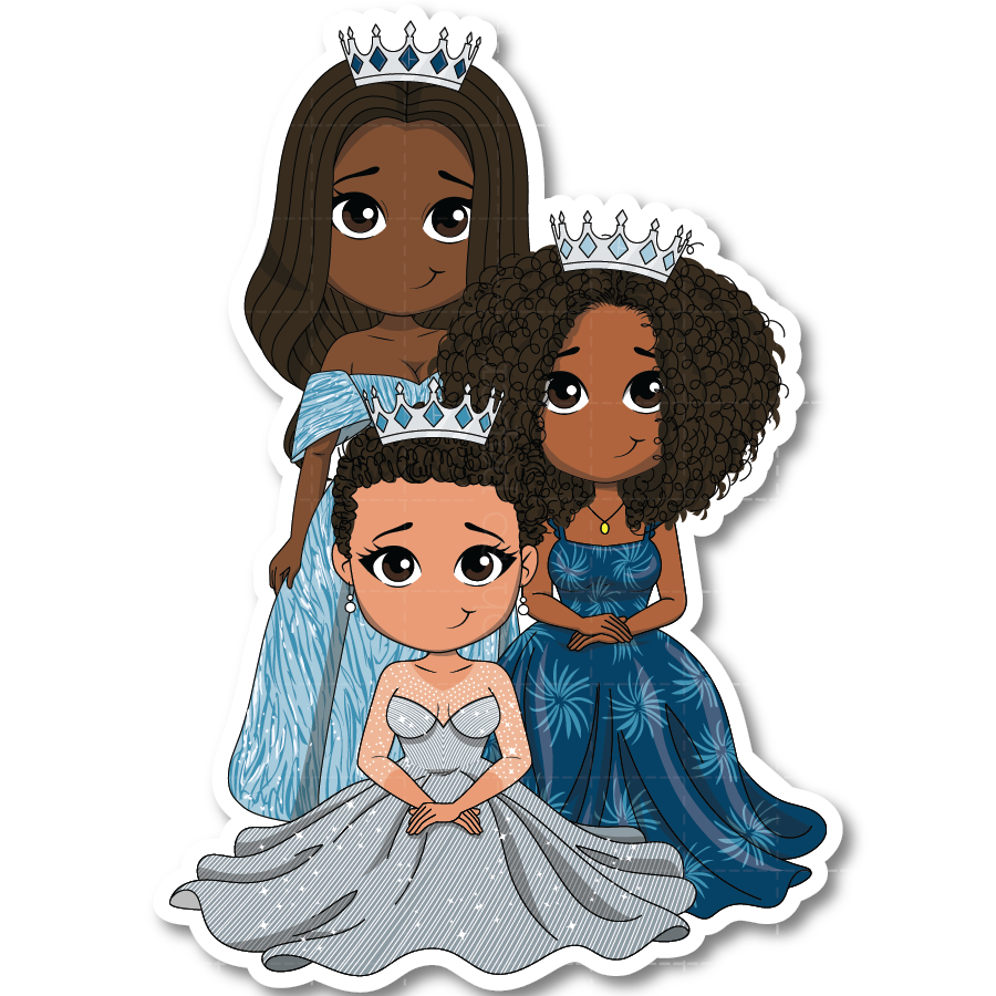 Snow Queens Die Cut Sticker