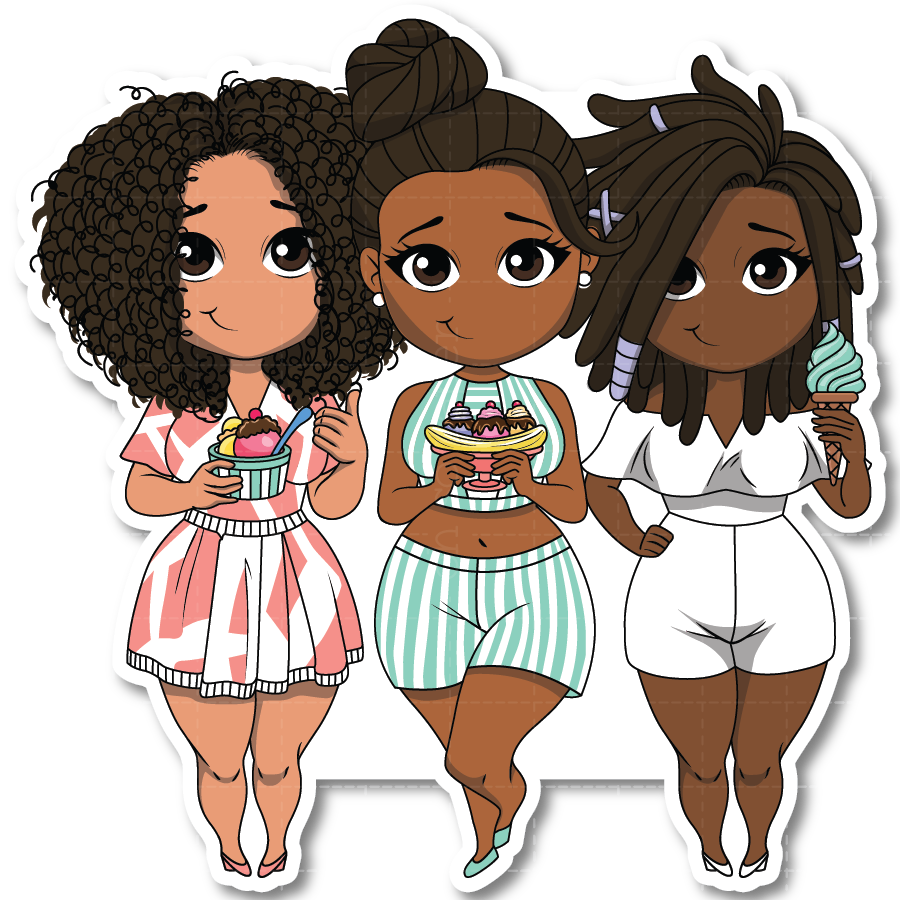 Ice Cream Dreams Die Cut Sticker