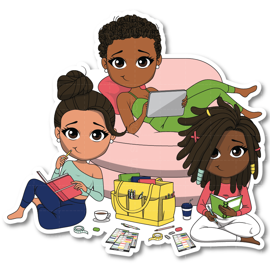 Planner Friends Die Cut Sticker