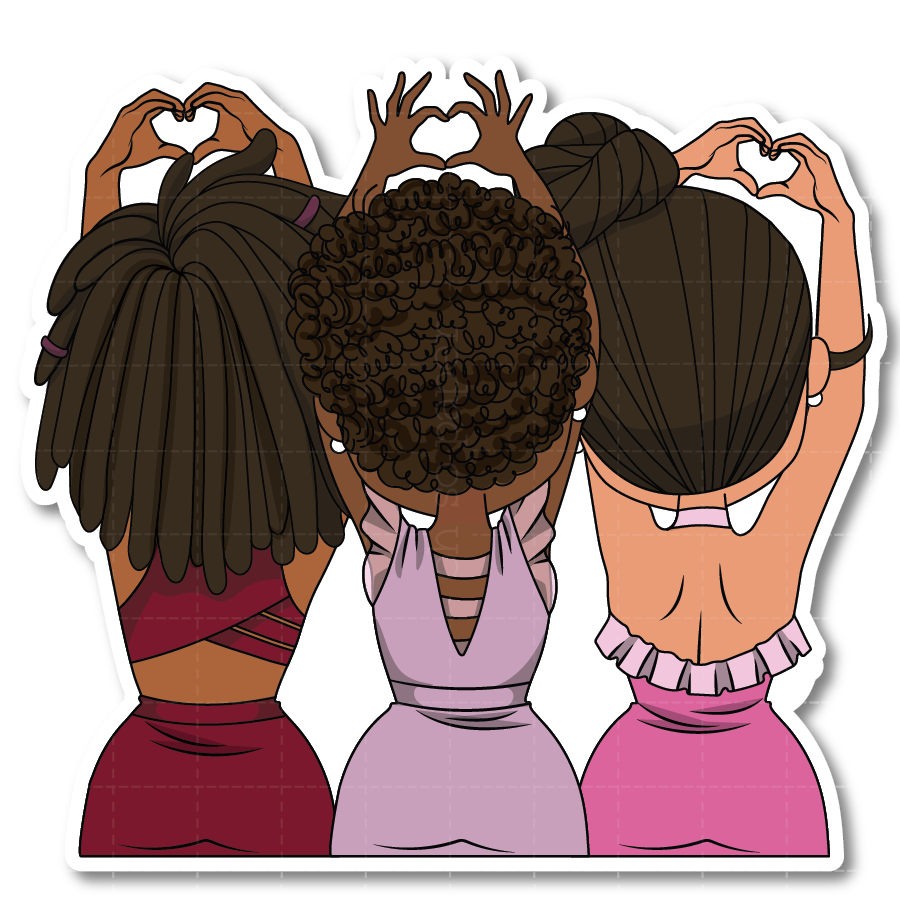 Galentines Die Cut Sticker
