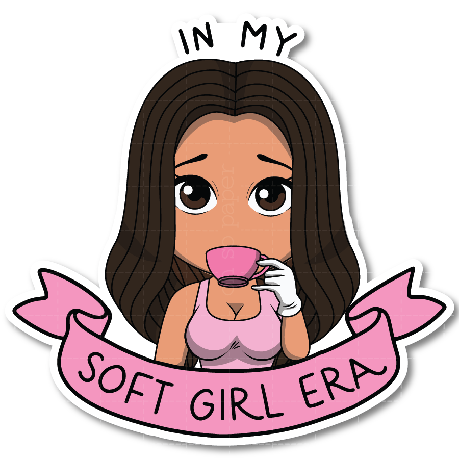 Soft Girl Era Die Cut Sticker
