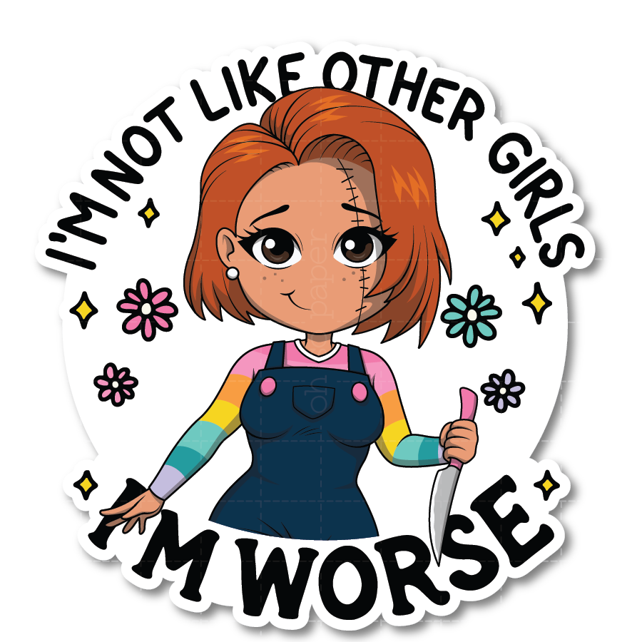 Not Like Other Girls Die Cut Sticker