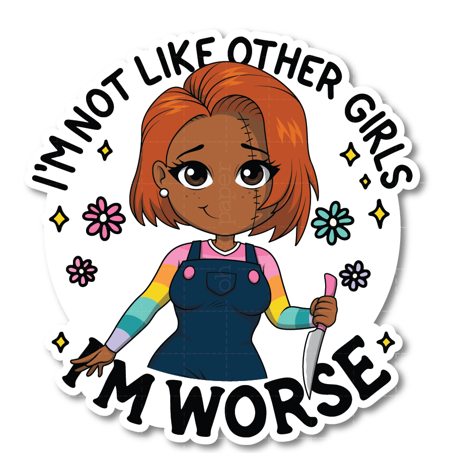 Not Like Other Girls Die Cut Sticker