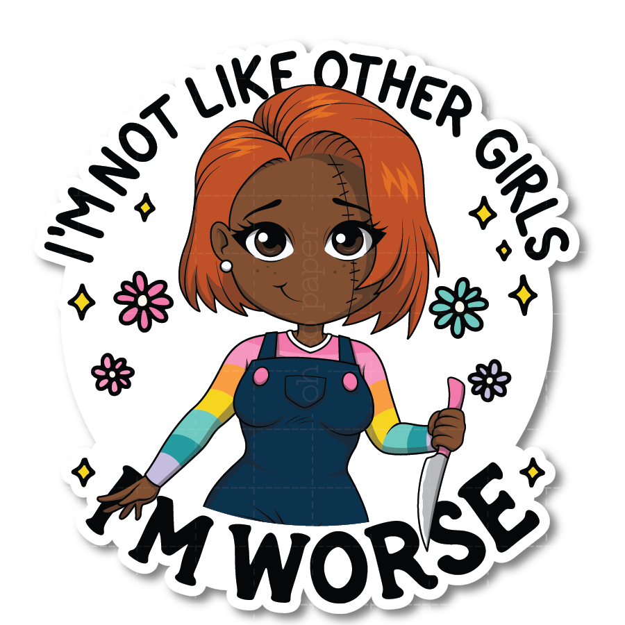 Not Like Other Girls Die Cut Sticker