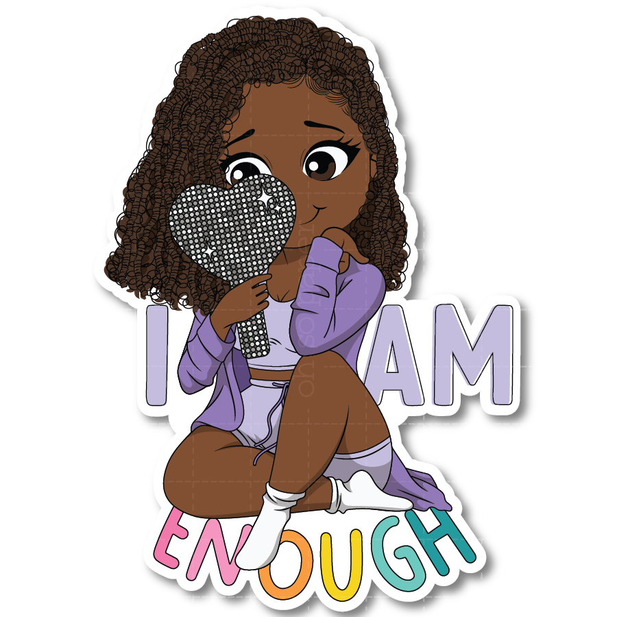 I Am Enough Die Cut Sticker