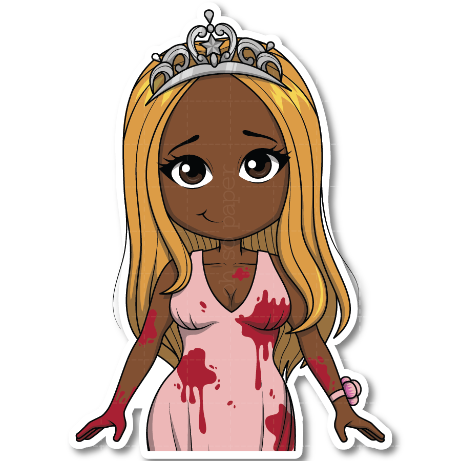 Horror Show - Killer Prom Queen Die Cut Sticker