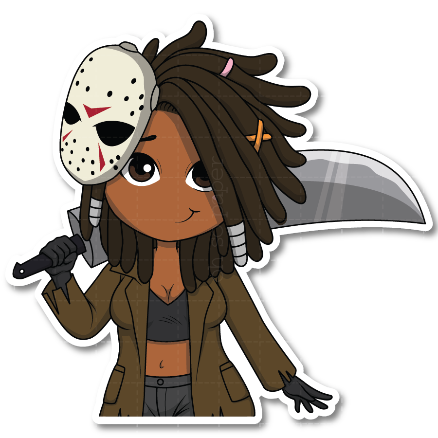 Horror Show - Cyrstal Lake Slasher Die Cut Sticker