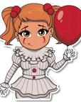 Horror Show - It's a Clown Die Cut Sticker