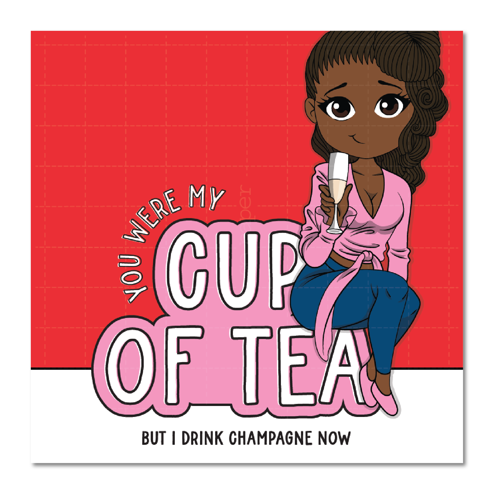 Cup of Tea Die Cut Sticker