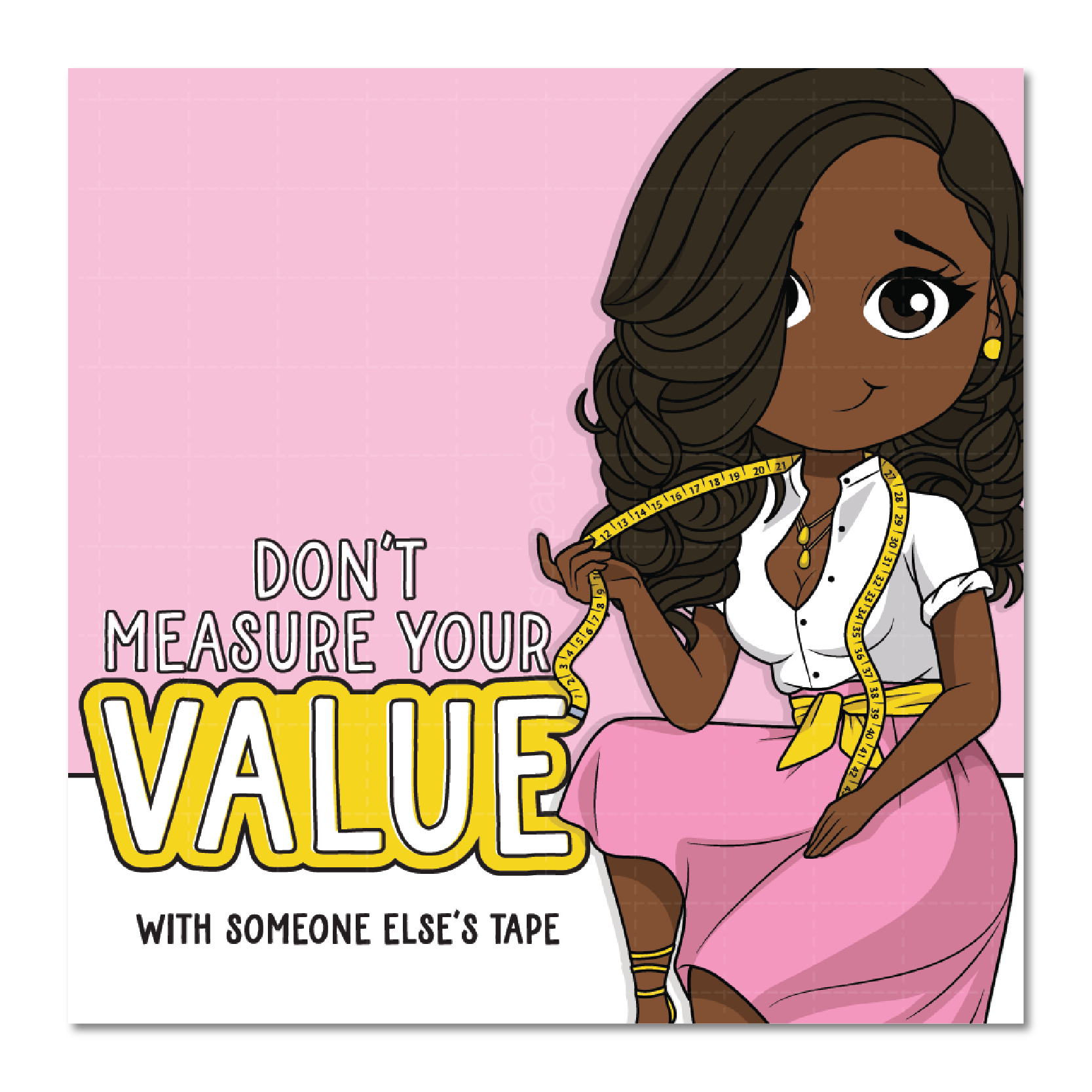 Measure Your Value Die Cut Sticker