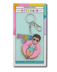 Booked Up Acrylic Keychain - ohsopaper