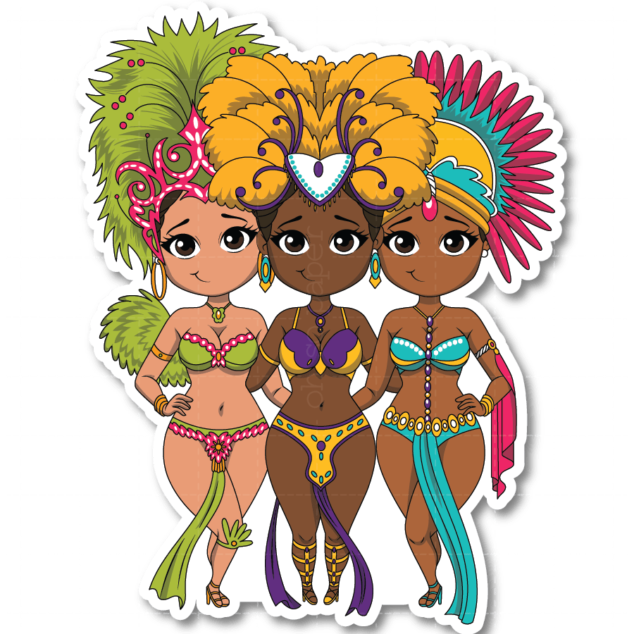 Carnival Die Cut Sticker - ohsopaper