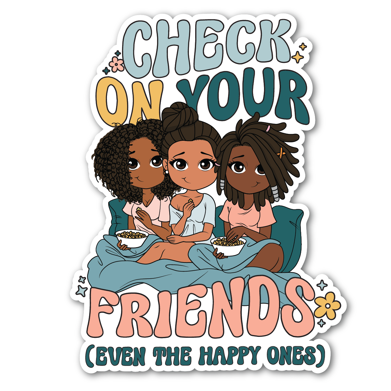 Check On Your Friends Magnet - ohsopaper