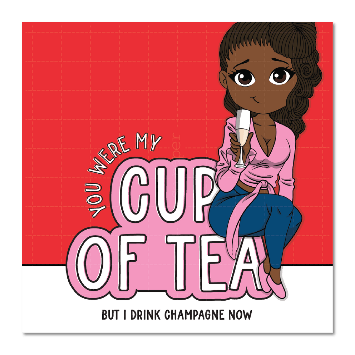 Cup of Tea Die Cut Sticker - ohsopaper