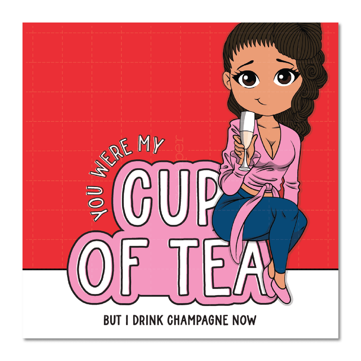 Cup of Tea Die Cut Sticker - ohsopaper