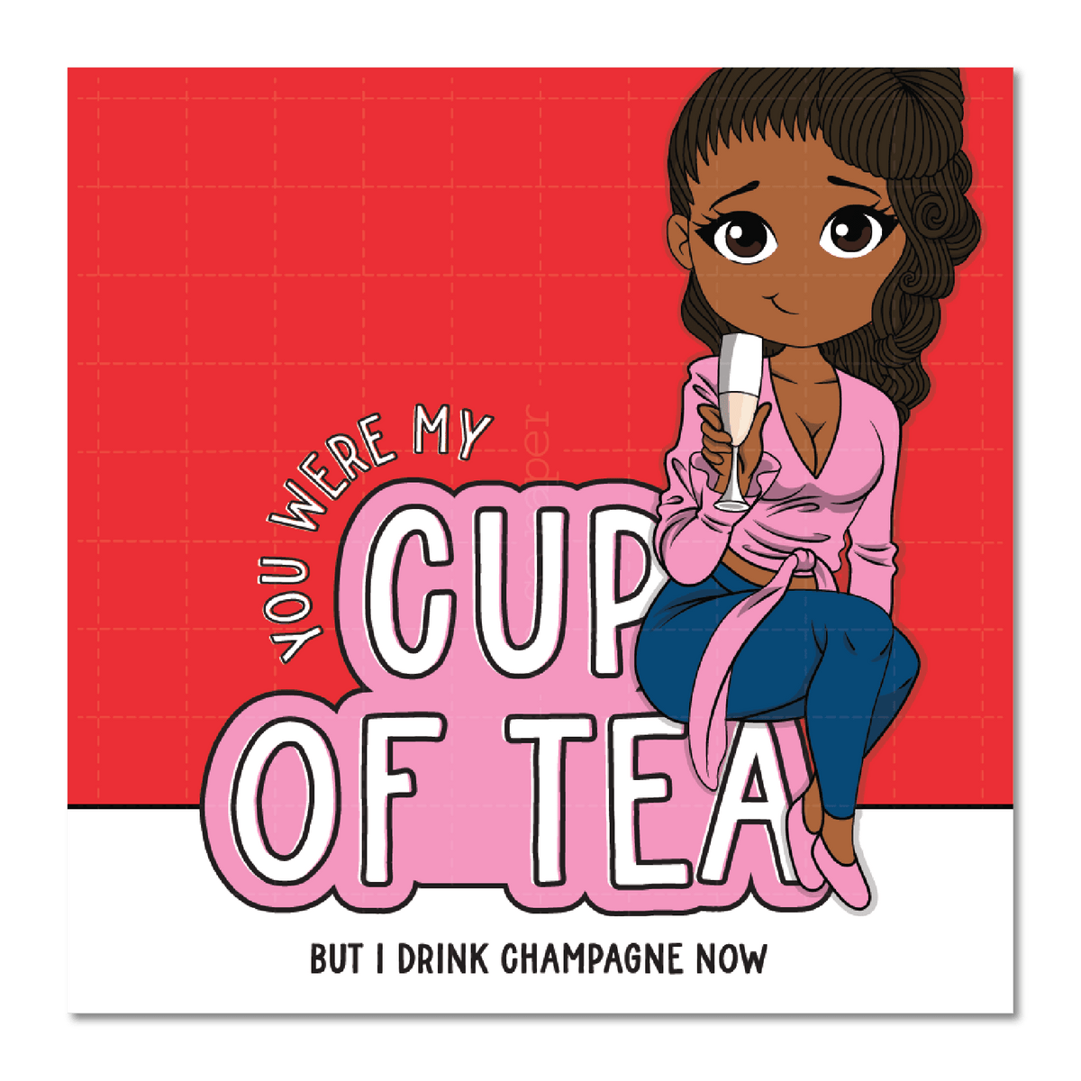 Cup of Tea Die Cut Sticker - ohsopaper