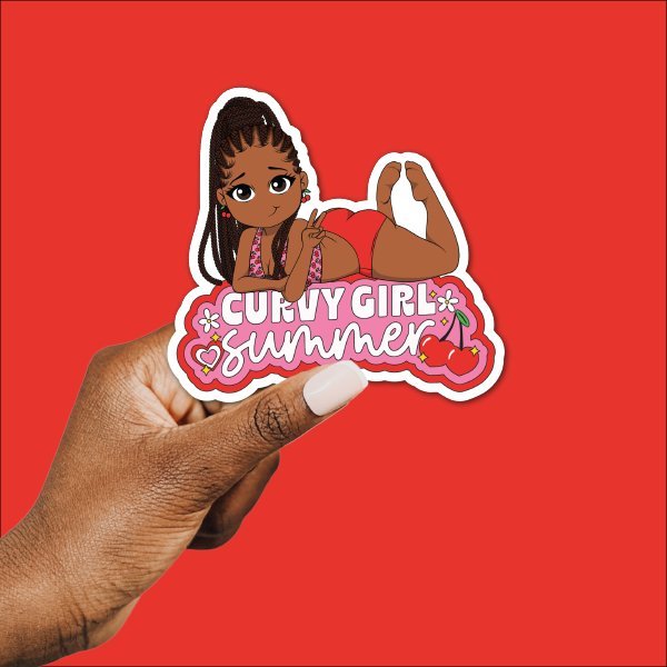 Curvy Girl Summer Magnet - ohsopaper