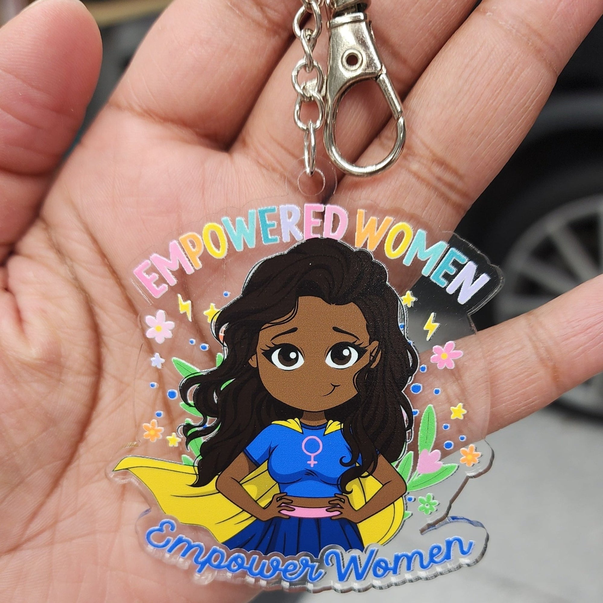 Empowered Women Acrylic Keychain - ohsopaper