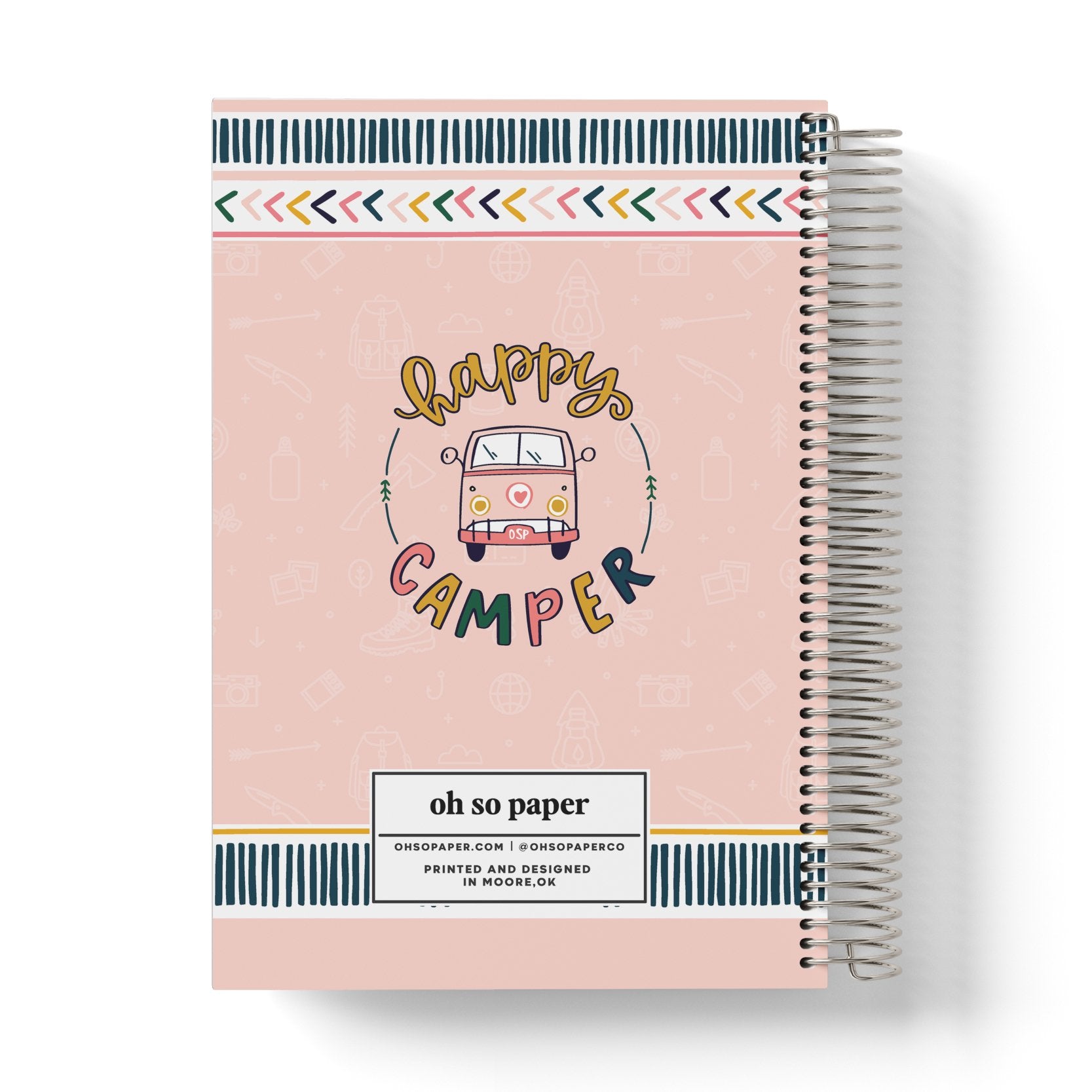 Happy Camper Notebook - ohsopaper