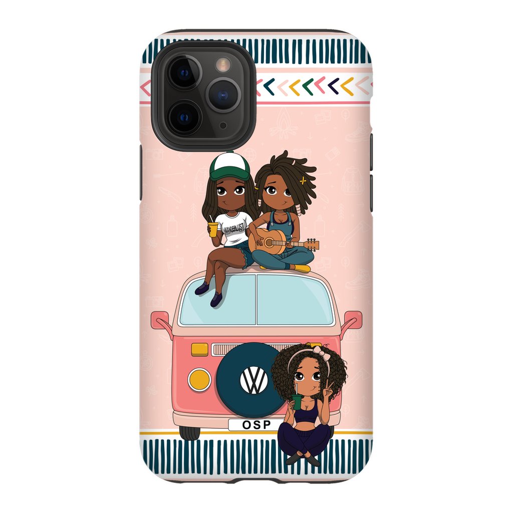 Happy Camper Tough Phone Case - ohsopaper