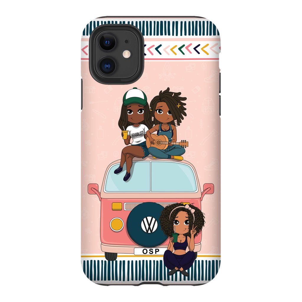 Happy Camper Tough Phone Case - ohsopaper