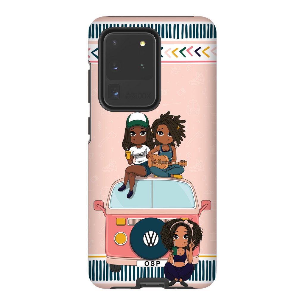 Happy Camper Tough Phone Case - ohsopaper