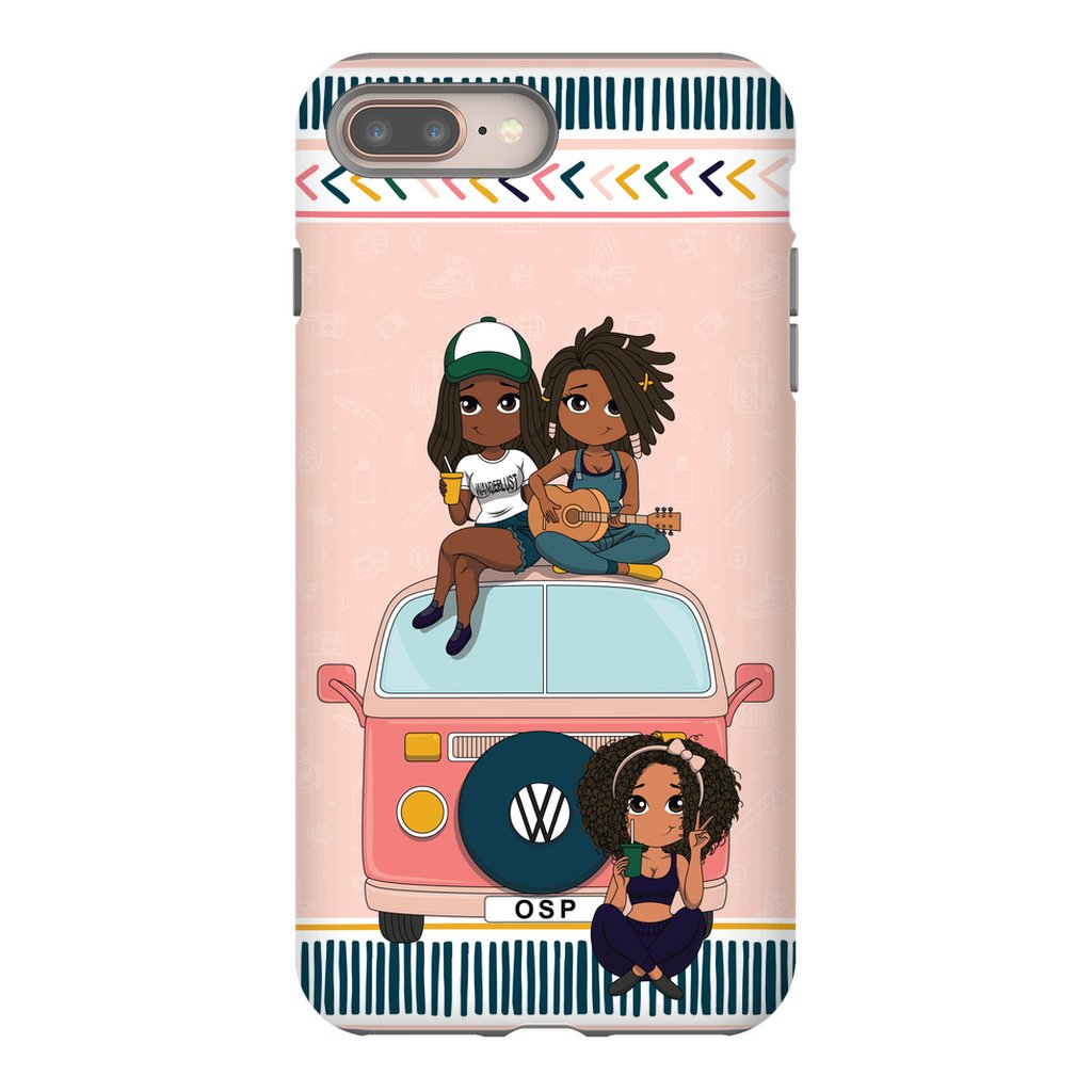 Happy Camper Tough Phone Case - ohsopaper