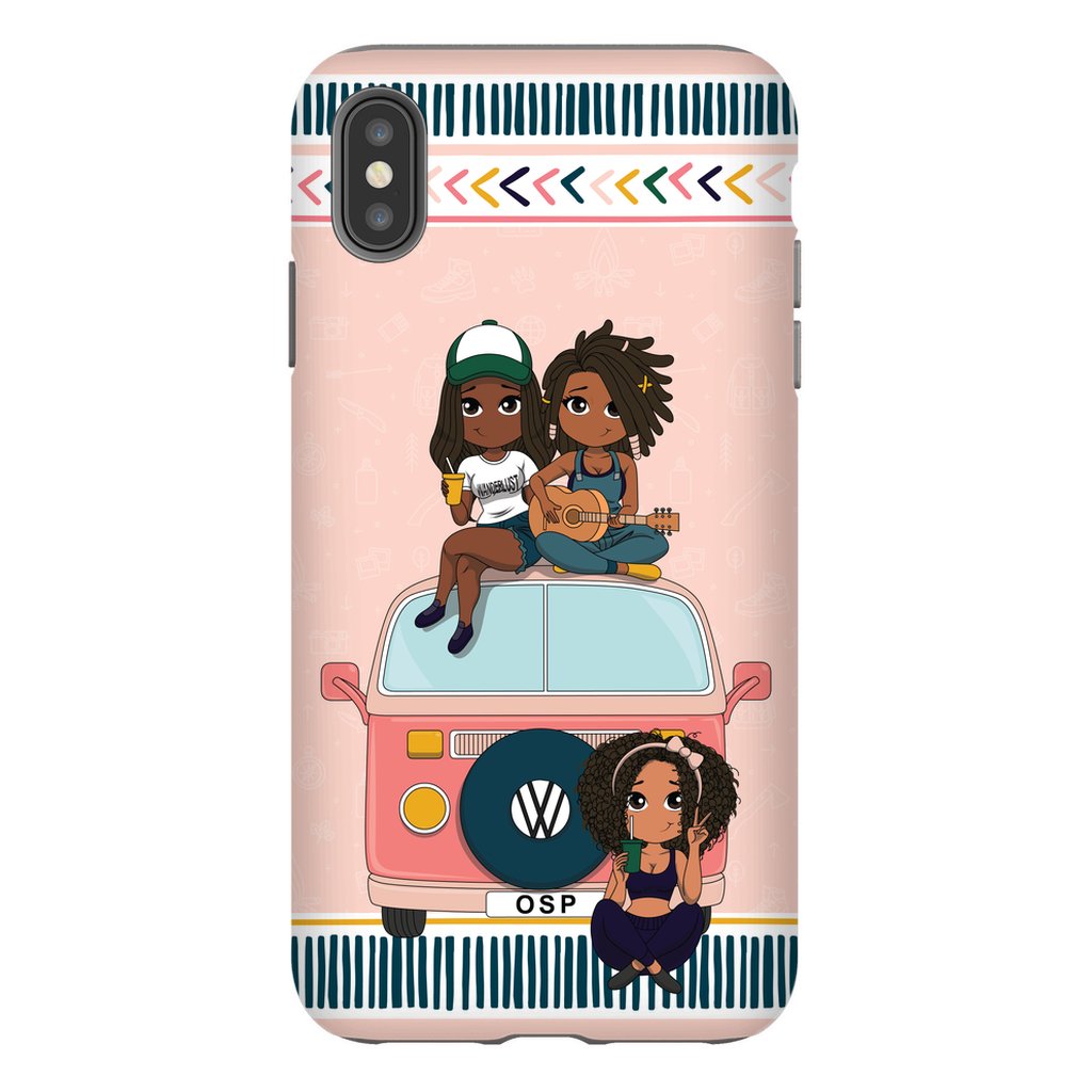 Happy Camper Tough Phone Case - ohsopaper