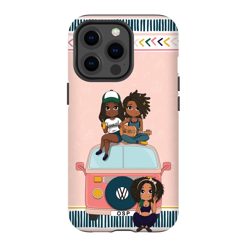 Happy Camper Tough Phone Case - ohsopaper