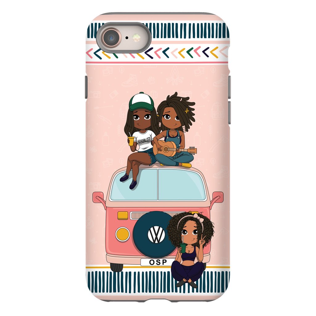 Happy Camper Tough Phone Case - ohsopaper